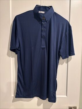 Collars & Co Men’s Button Down Dress Collar Polo Large
